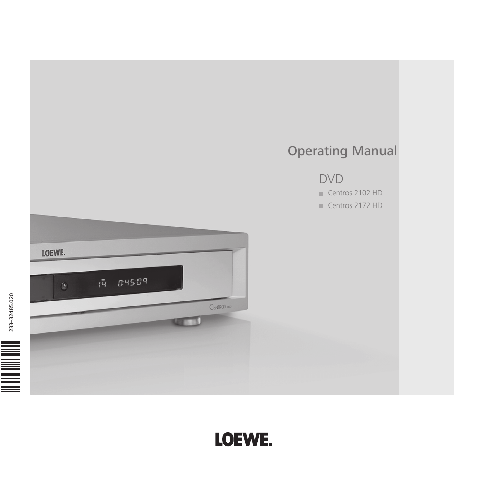 Loewe Centros 2102 HD User Manual | 72 pages