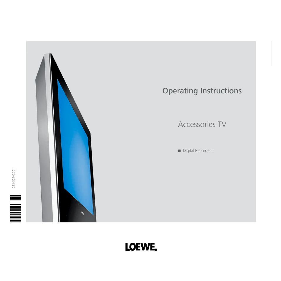 Loewe Digital Recorder + User Manual | 22 pages