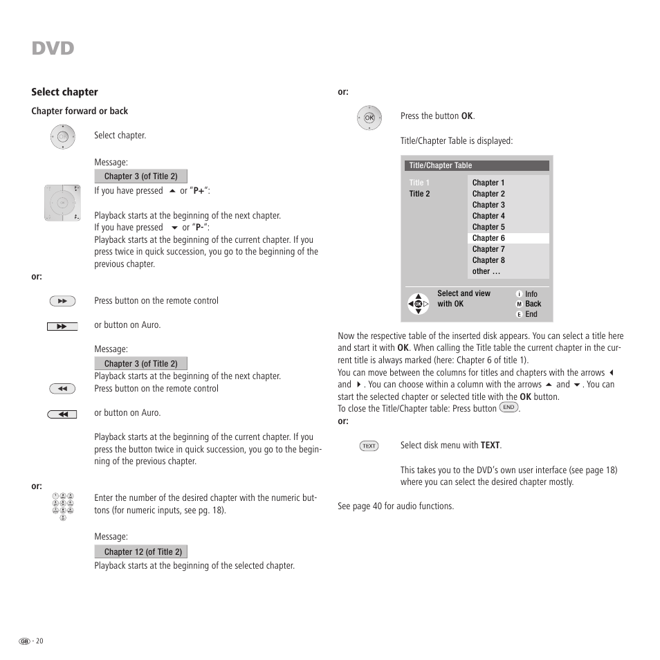 Loewe Auro 2216 PS User Manual | Page 20 / 44