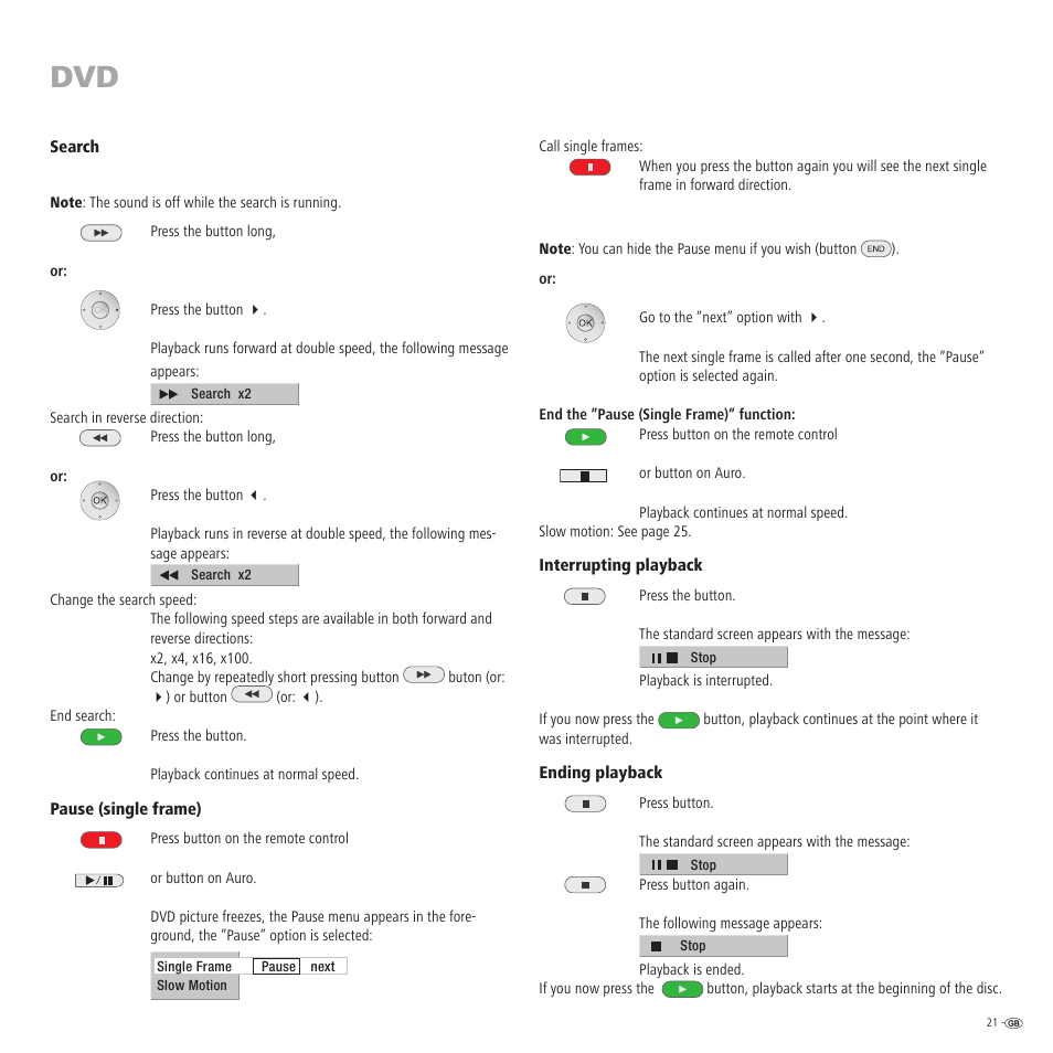 Loewe Auro 2216 PS User Manual | Page 21 / 44