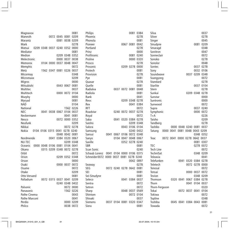 Loewe TV 32 HD/DR+ User Manual | Page 31 / 34