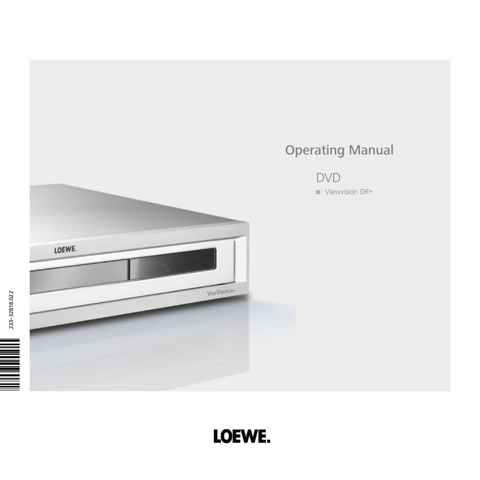 Loewe ViewVision DR+ User Manual | 66 pages