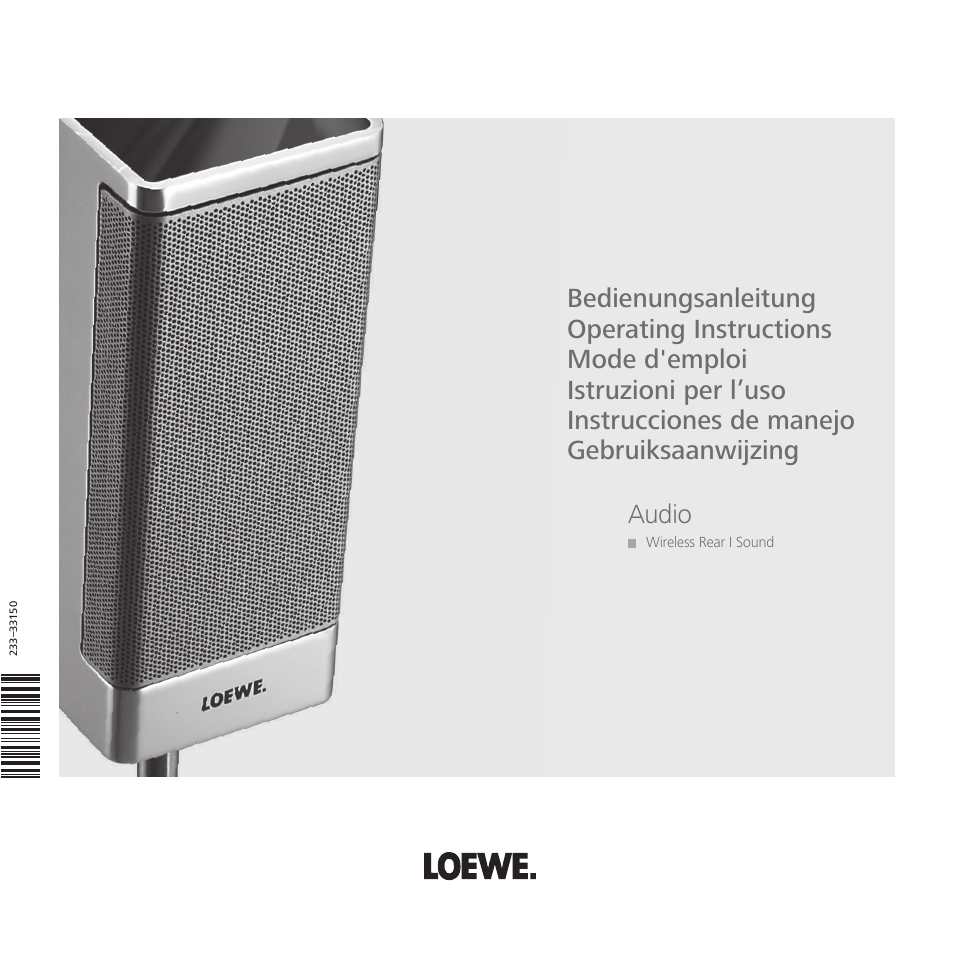 Loewe Wireless Speaker User Manual | 88 pages