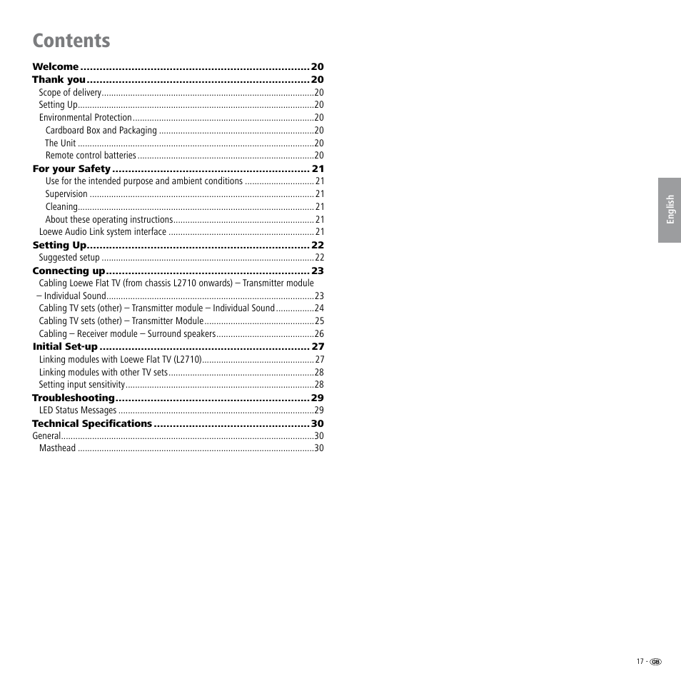 Loewe Wireless Speaker User Manual | Page 17 / 88