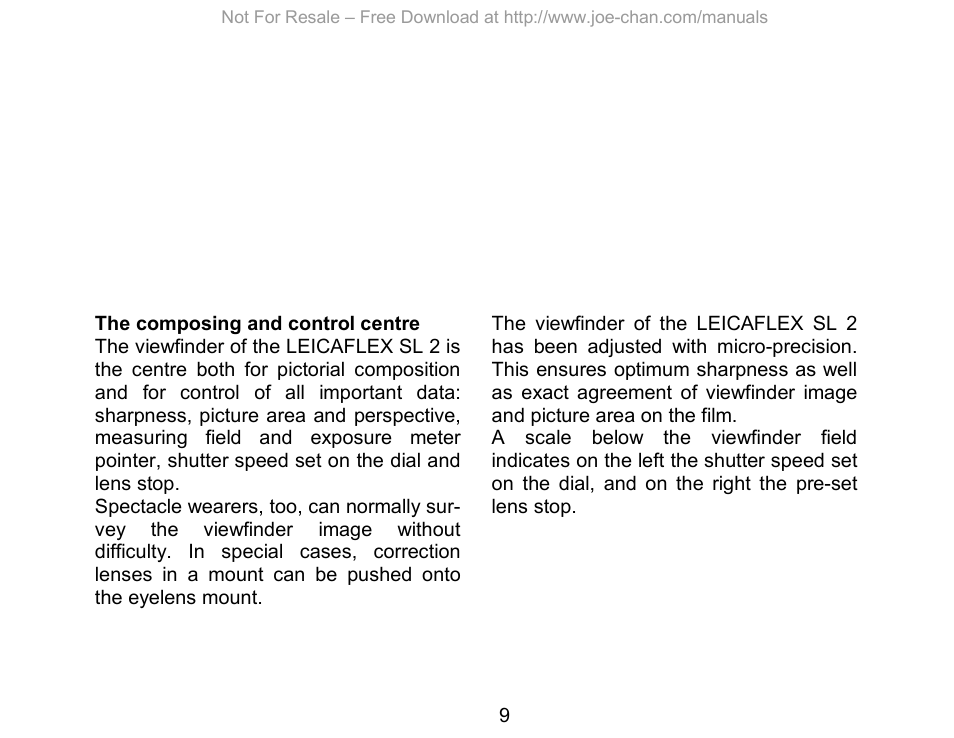 LEICA SL 2 User Manual | Page 9 / 40