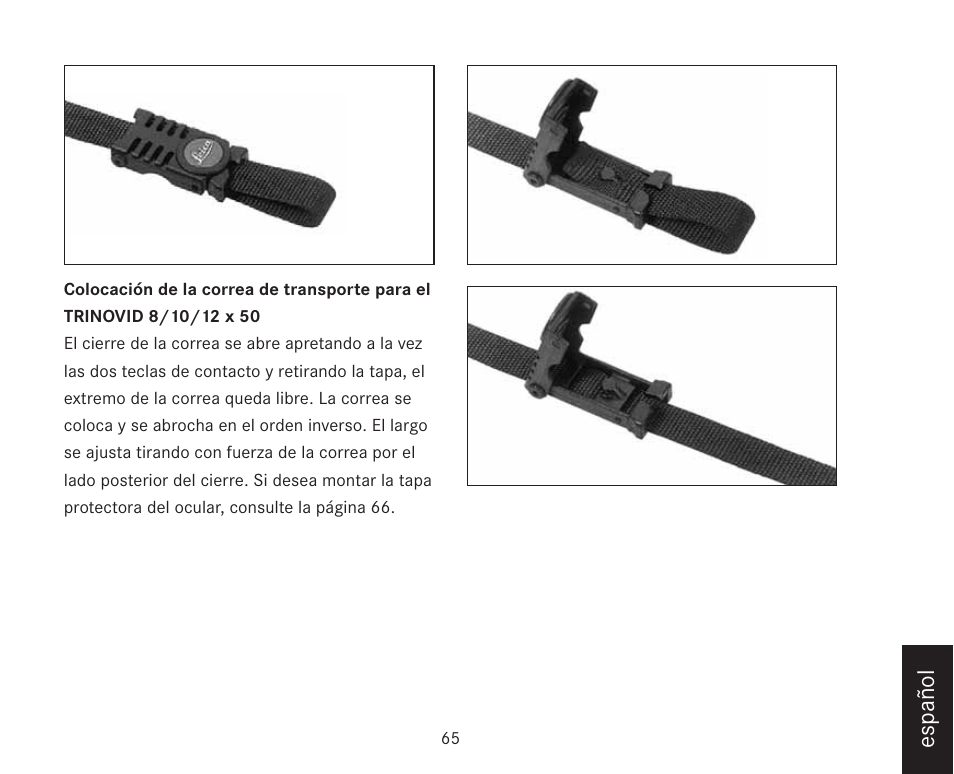 Español | LEICA TRINOVID 7/8/10 X 42 BN User Manual | Page 69 / 77