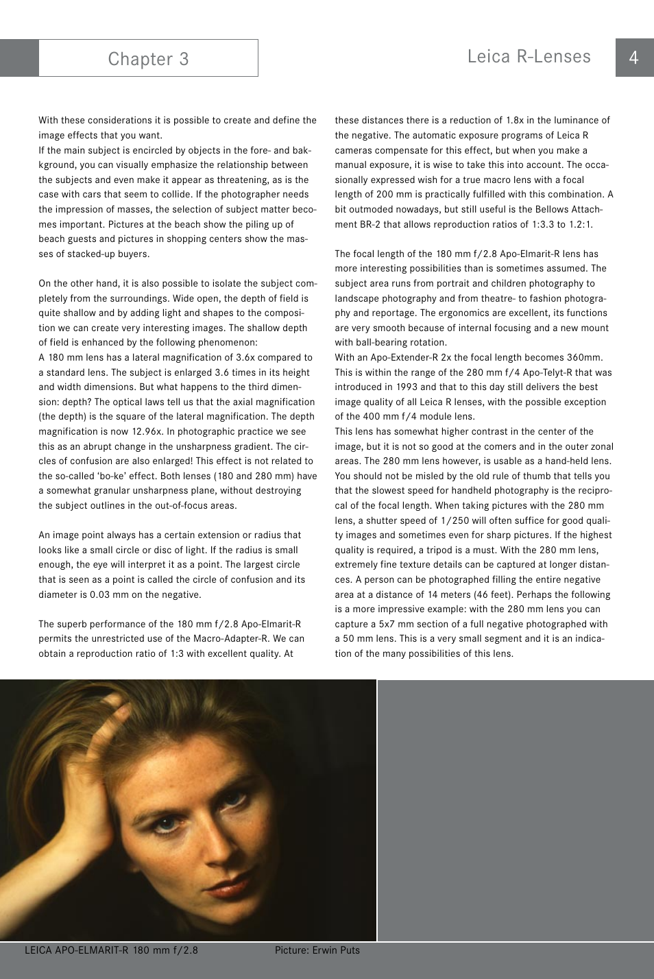 Chapter 3 leica r-lenses 4 | LEICA APO-ELMARIT-R User Manual | Page 5 / 11