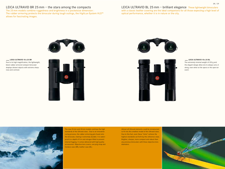 Leica ultravid bl 25 mm – brilliant elegance | LEICA Geovid 10x42 BRF User Manual | Page 17 / 51