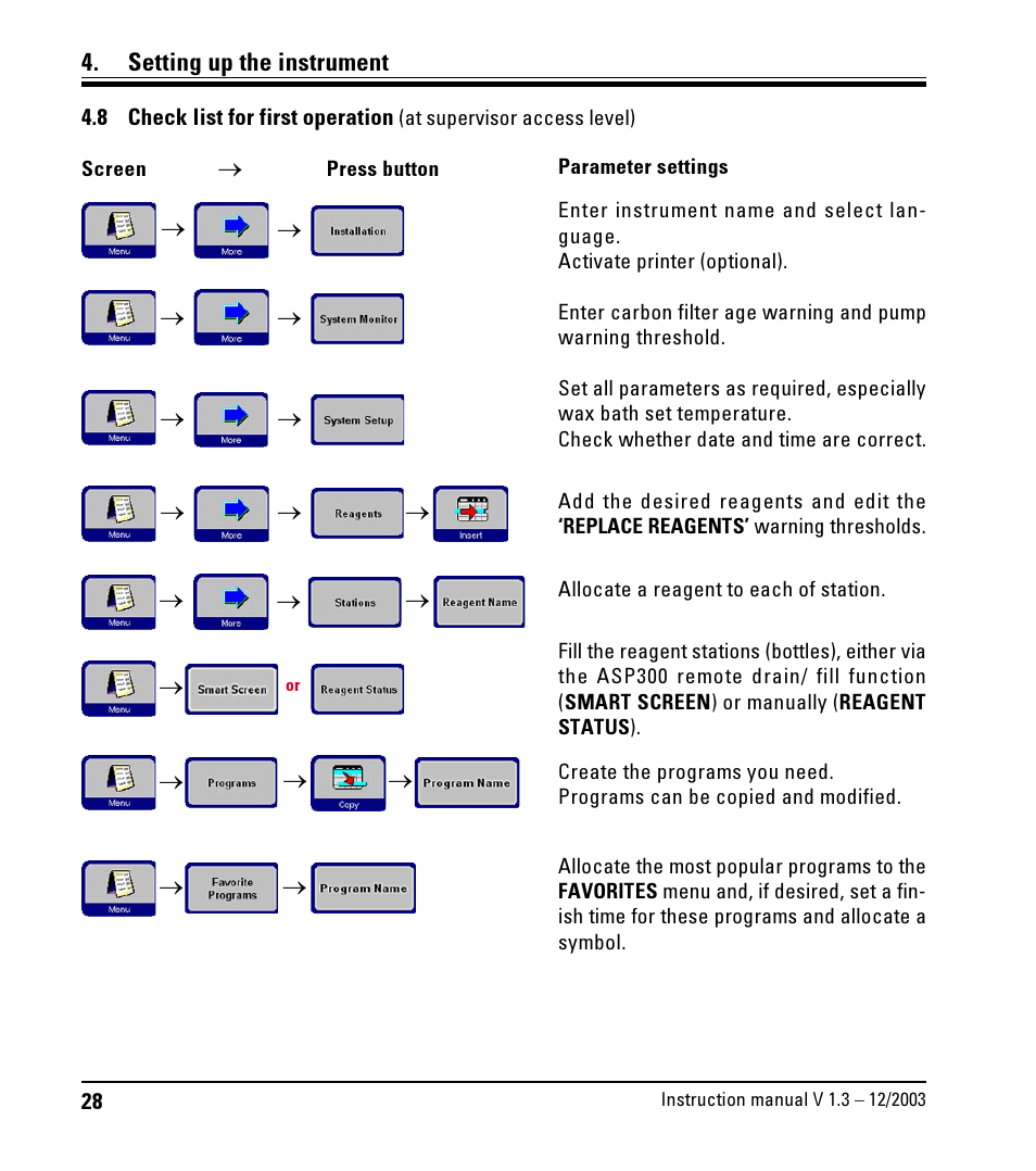 LEICA ASP300 User Manual | Page 28 / 70