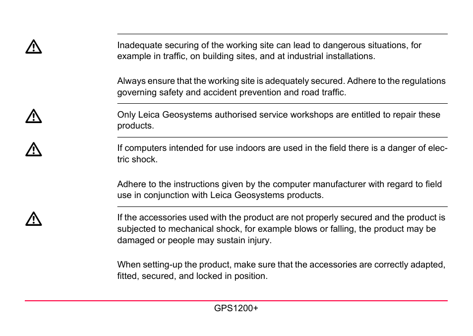 LEICA GPS1200 User Manual | Page 93 / 152