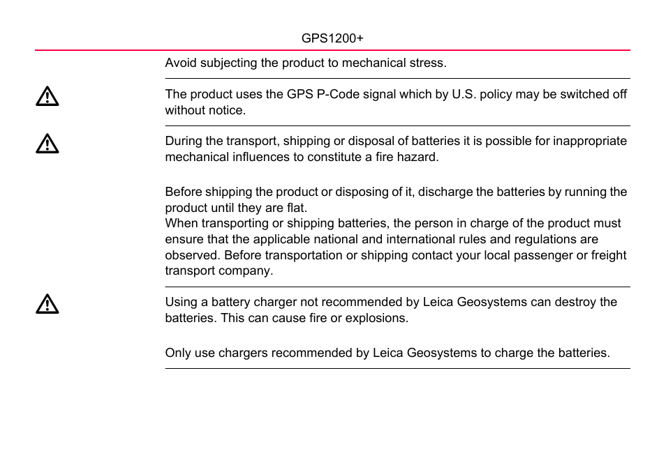 LEICA GPS1200 User Manual | Page 94 / 152