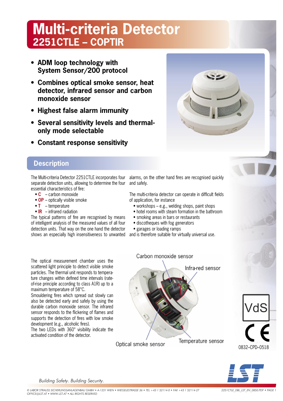 LST 2251CTLE User Manual | 2 pages