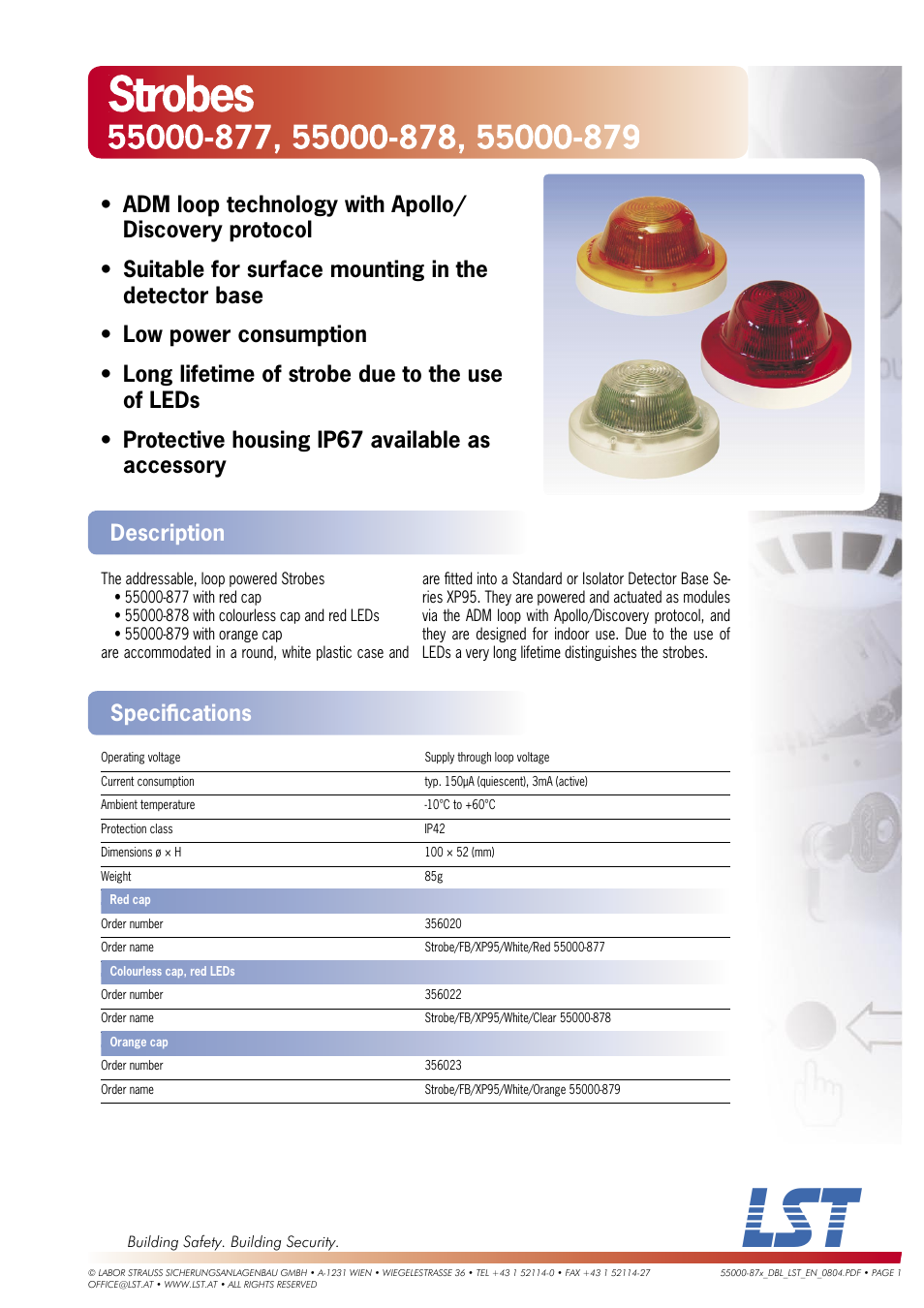 LST 55000-879 User Manual | 2 pages