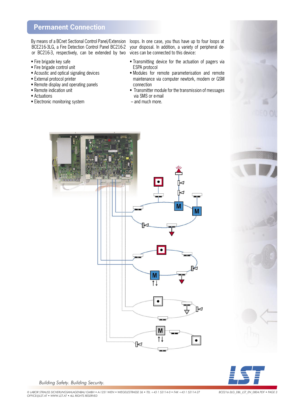 Permanent connection | LST BCE216 BC216-3 User Manual | Page 3 / 4
