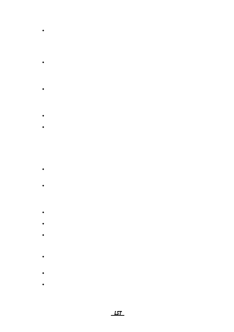 LST 0130 User Manual | Page 13 / 73