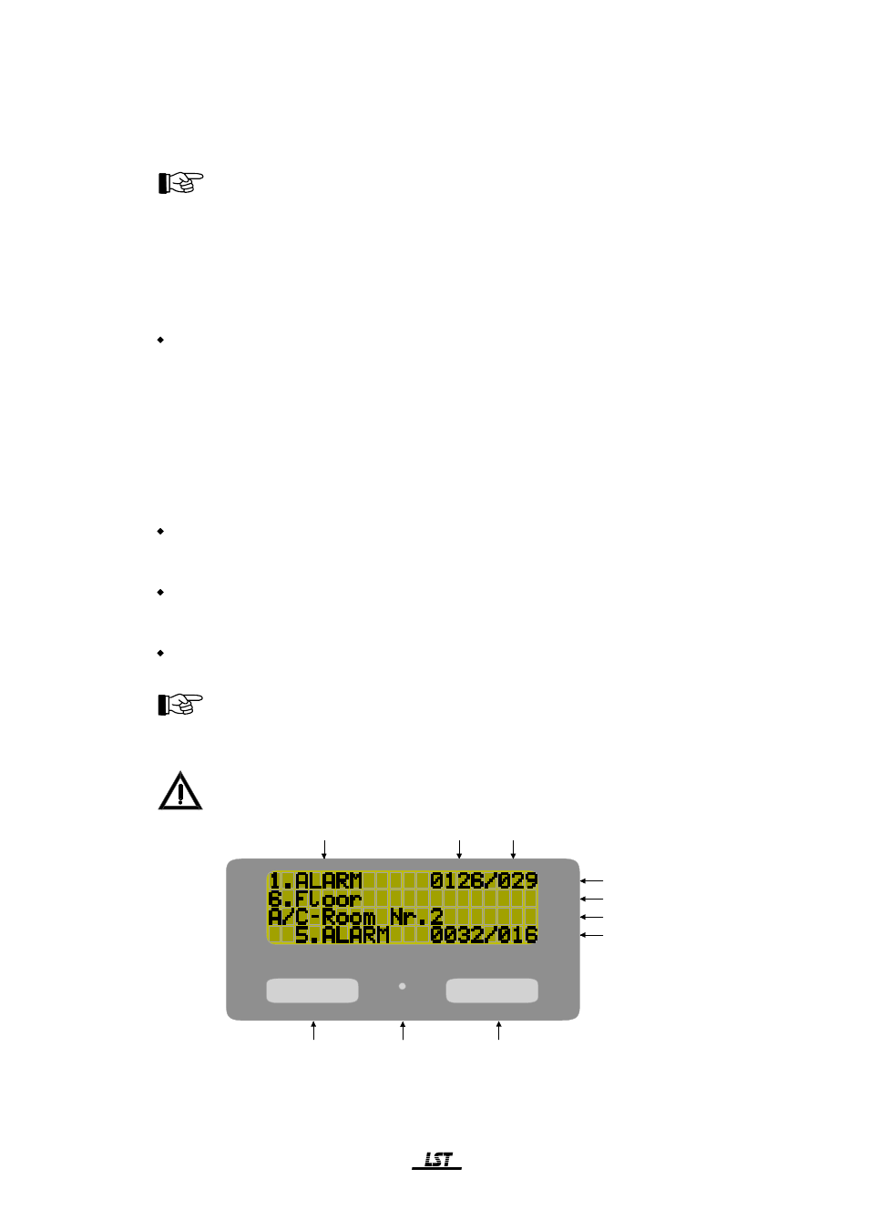 1 info field | LST 0130 User Manual | Page 23 / 73