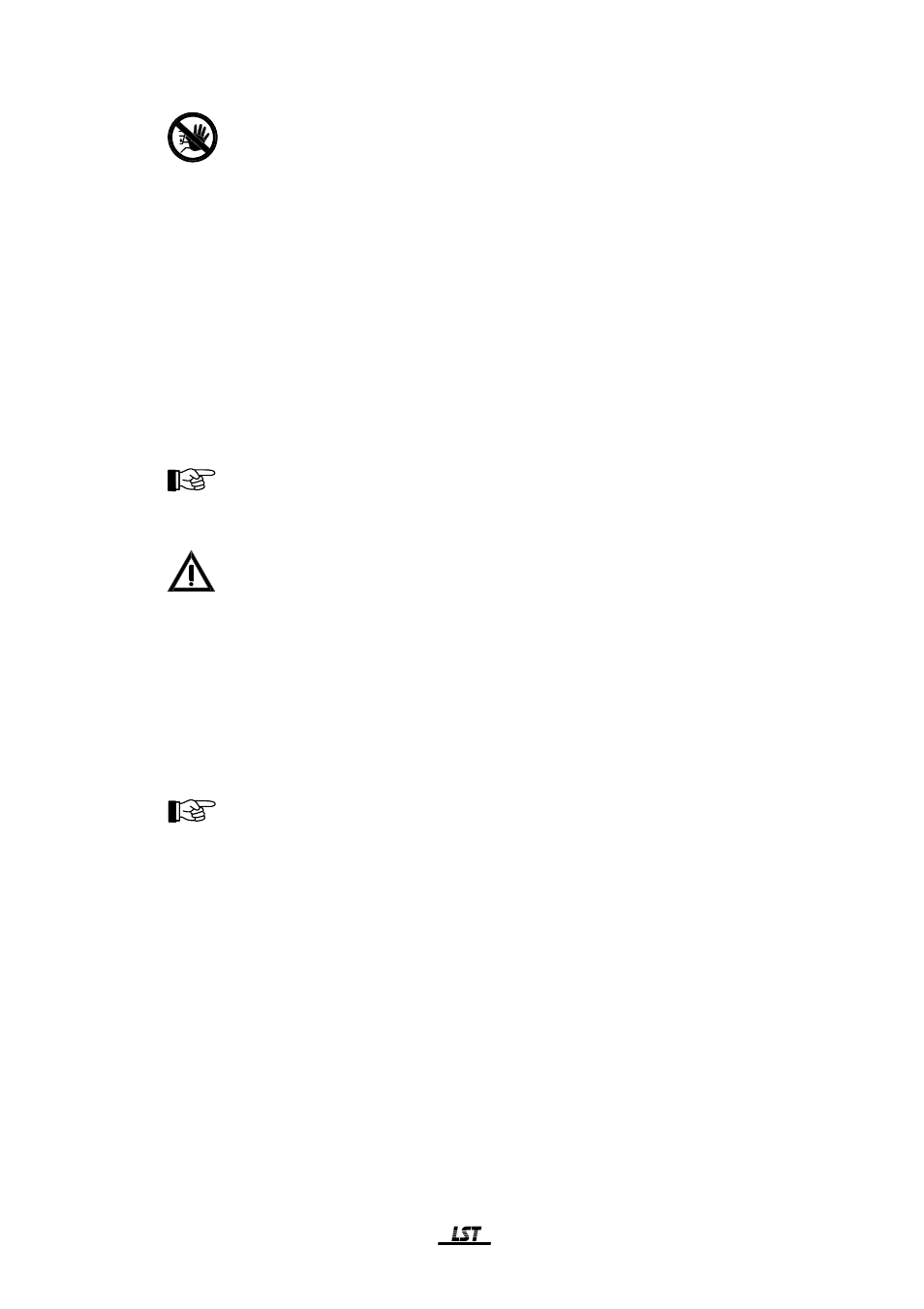 2 operations using single buttons | LST 0130 User Manual | Page 31 / 73