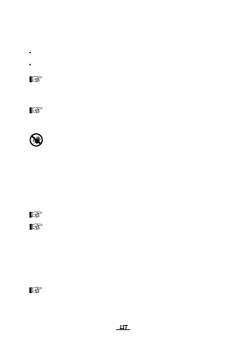 5 entering and exiting authorization level 2, 6 entering and exiting authorization level 3 | LST 0130 User Manual | Page 36 / 73