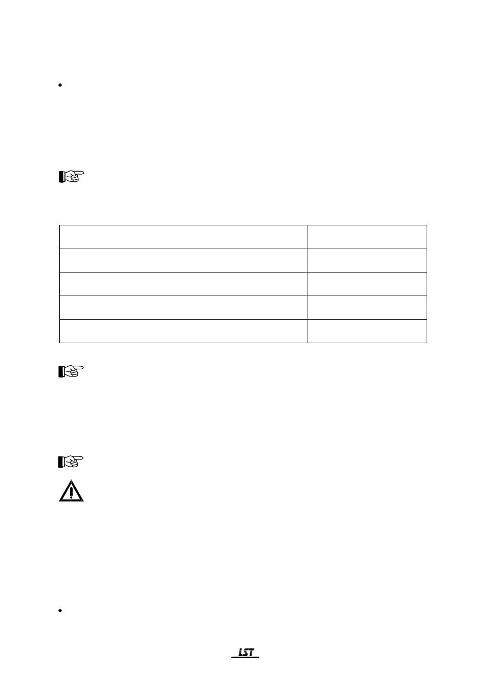 4 message condition for technical messages | LST 0130 User Manual | Page 56 / 73
