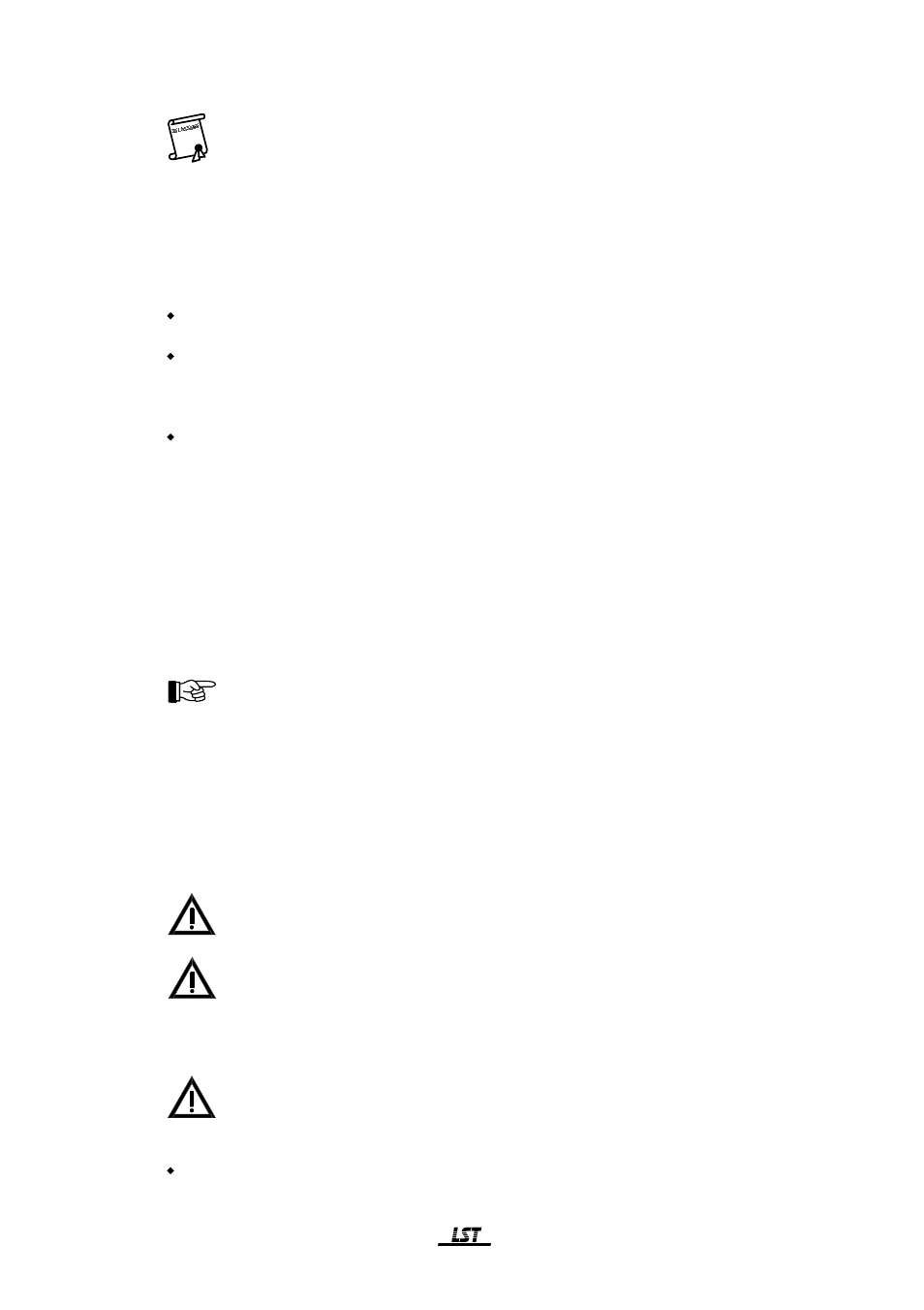 6 disablement condition | LST 0130 User Manual | Page 61 / 73