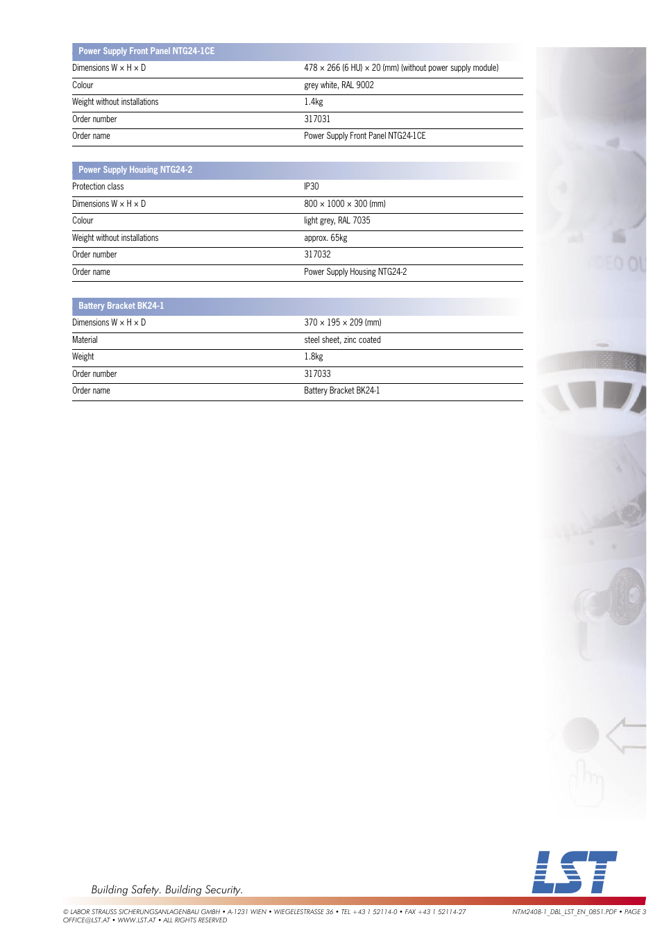 LST NTM2408-1 User Manual | Page 3 / 3