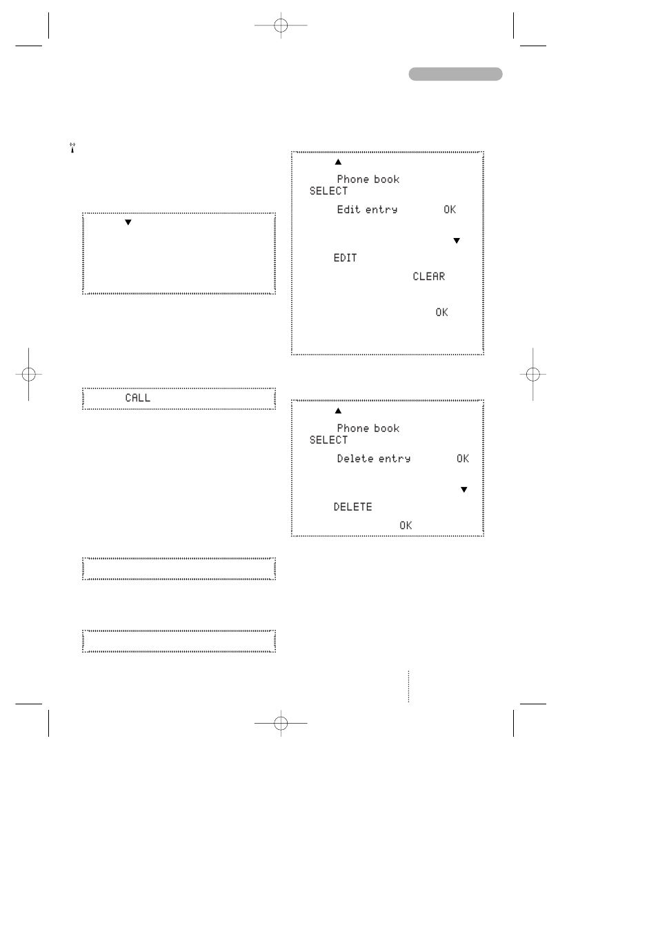 Phone book editing | Bosch 718 User Manual | Page 15 / 44