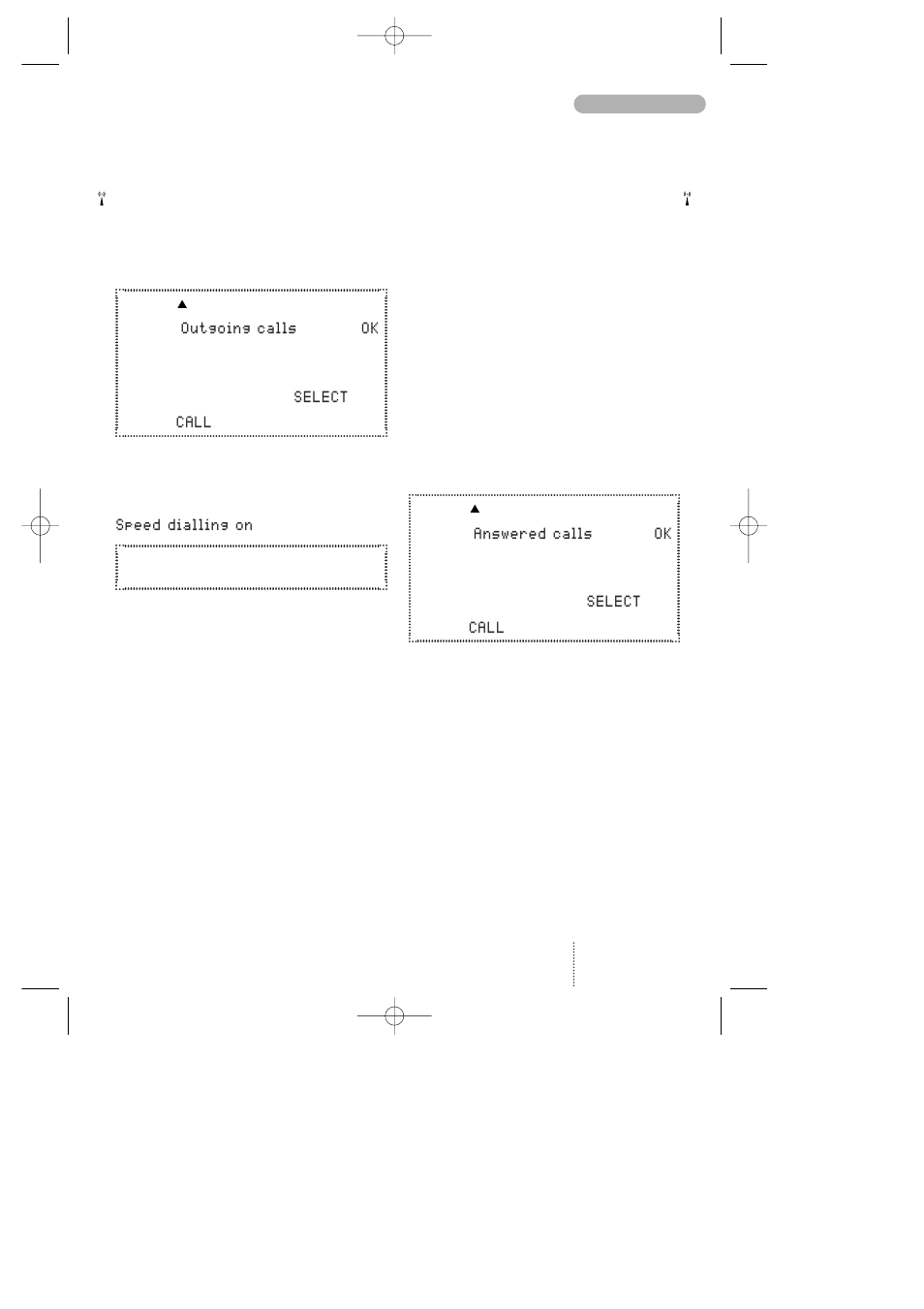 Outgoing calls/answered calls, Outgoing calls / answered calls | Bosch 718 User Manual | Page 19 / 44