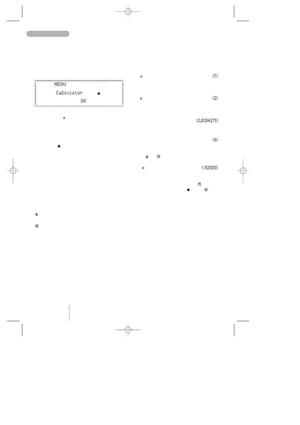 Calculator | Bosch 718 User Manual | Page 38 / 44