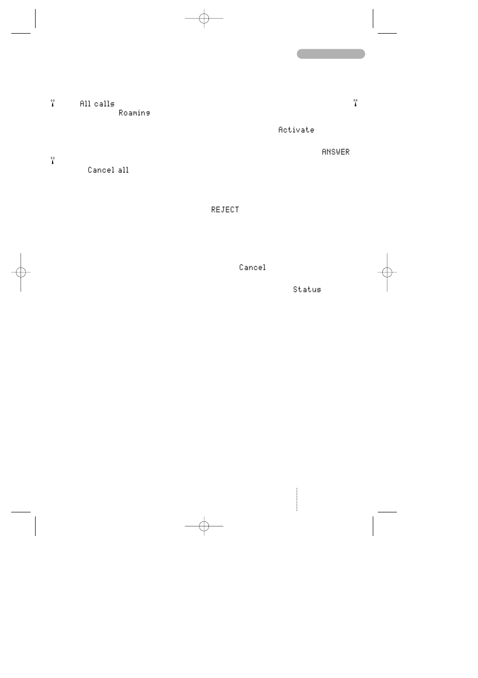 Call waiting | Bosch 738 User Manual | Page 29 / 44