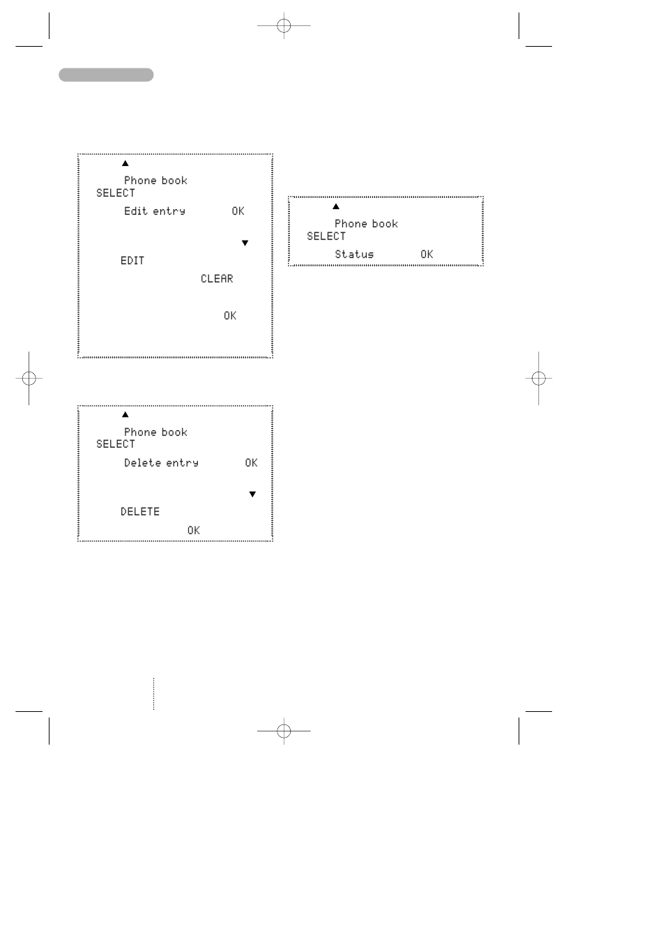 Phone book editing | Bosch 608 User Manual | Page 14 / 41