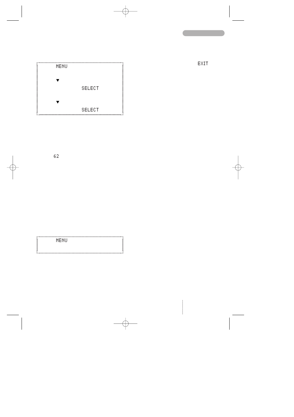 Setup menu system | Bosch 608 User Manual | Page 23 / 41