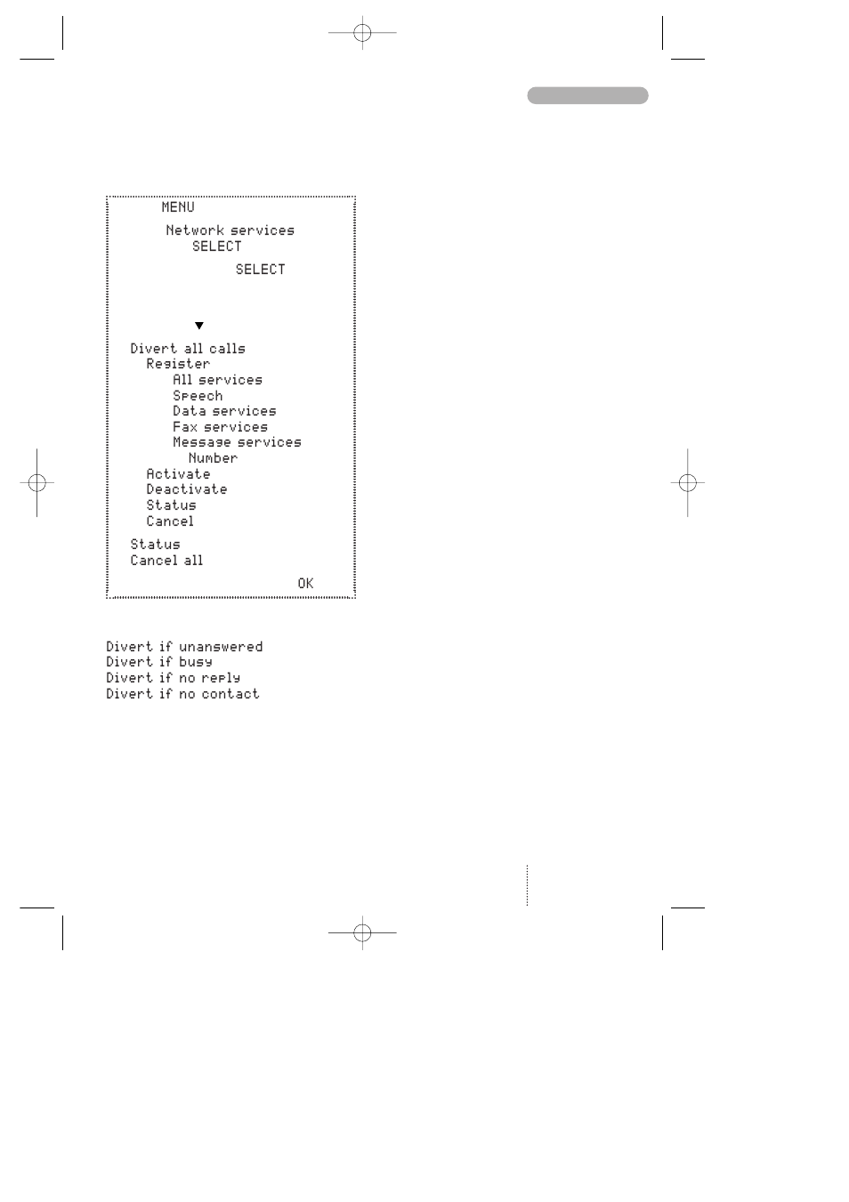 Call divert | Bosch 608 User Manual | Page 25 / 41