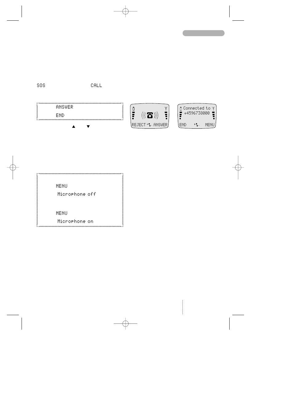 Making your first call | Bosch 608 User Manual | Page 9 / 41