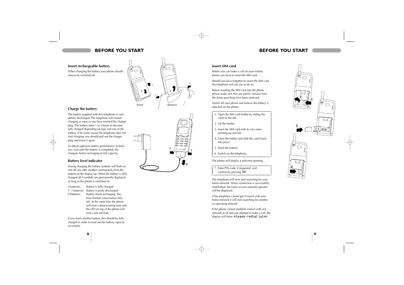 Before you start | Bosch 909 Dual S User Manual | Page 5 / 25
