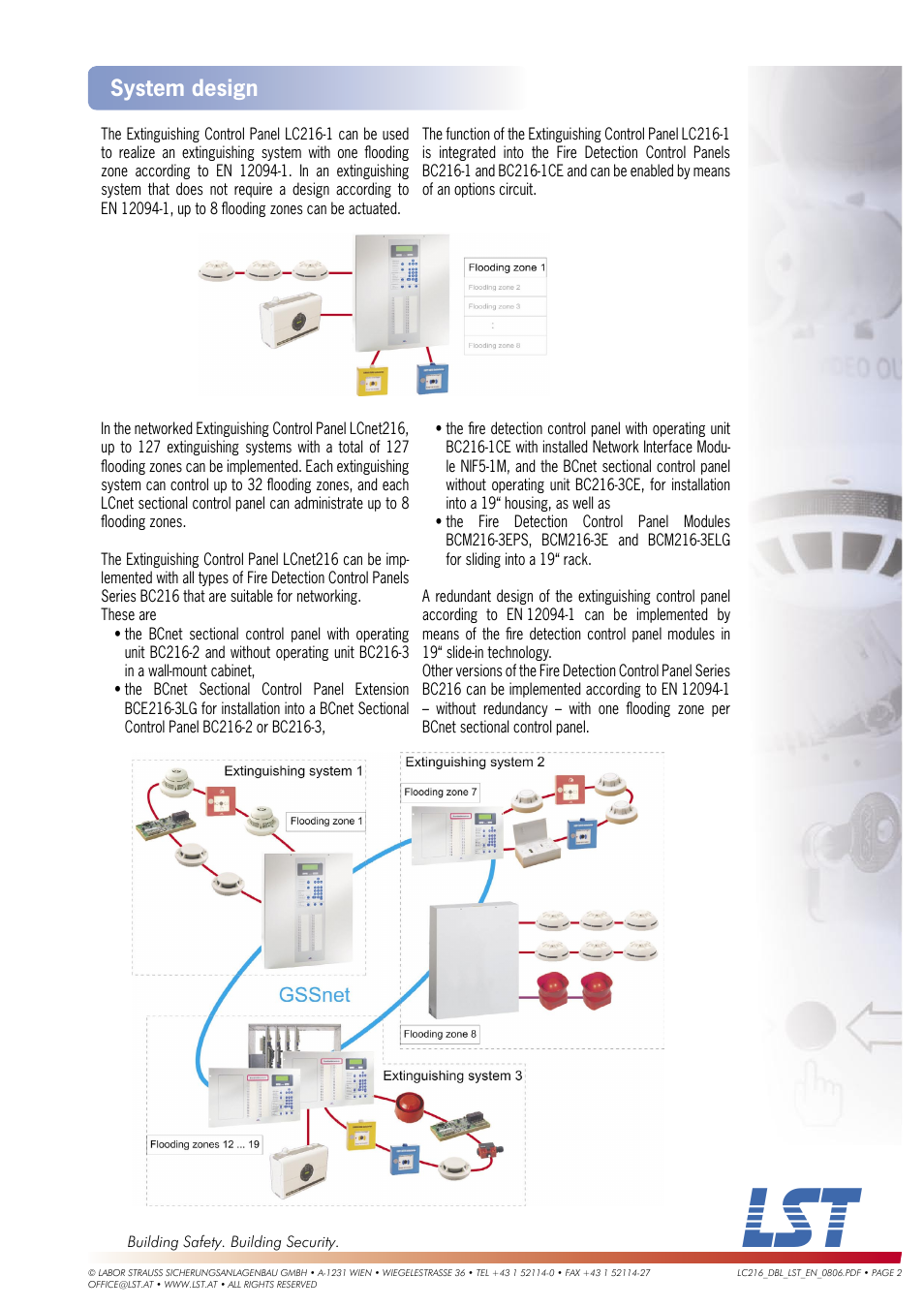 System design | LST LC216 Series User Manual | Page 2 / 4