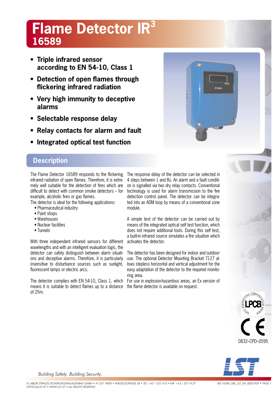 LST 16589 User Manual | 2 pages