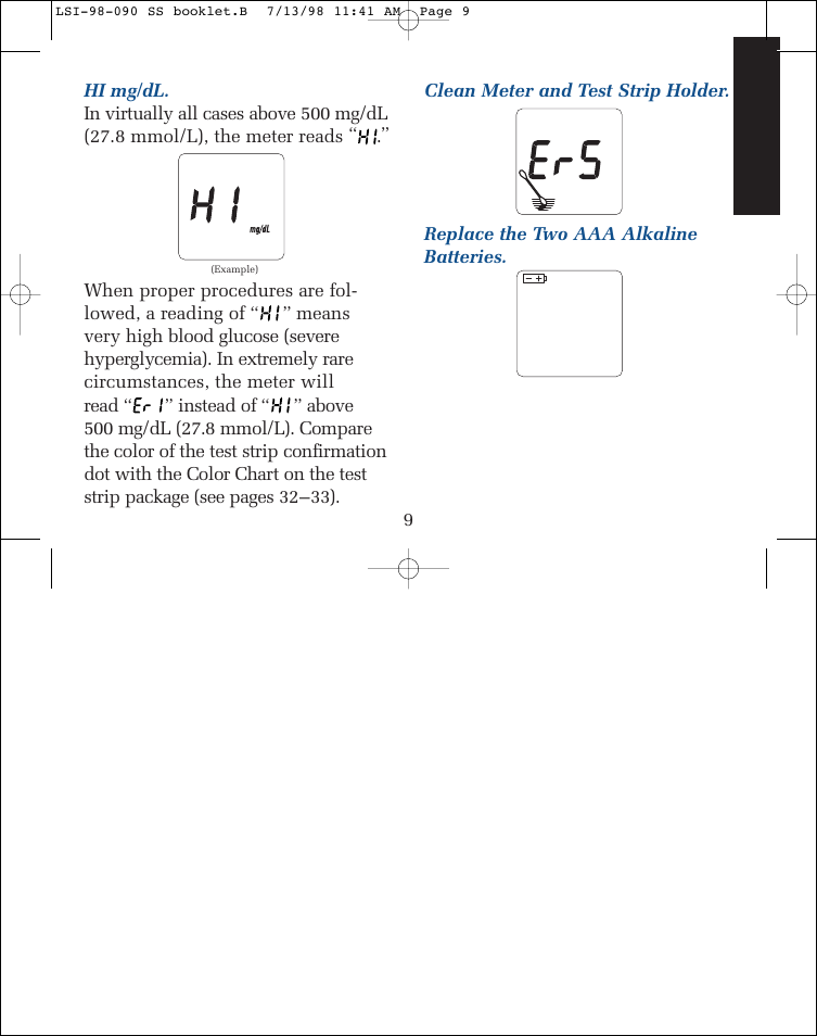 Lifescan SureStep blood glucose monitoring system User Manual | Page 17 / 77