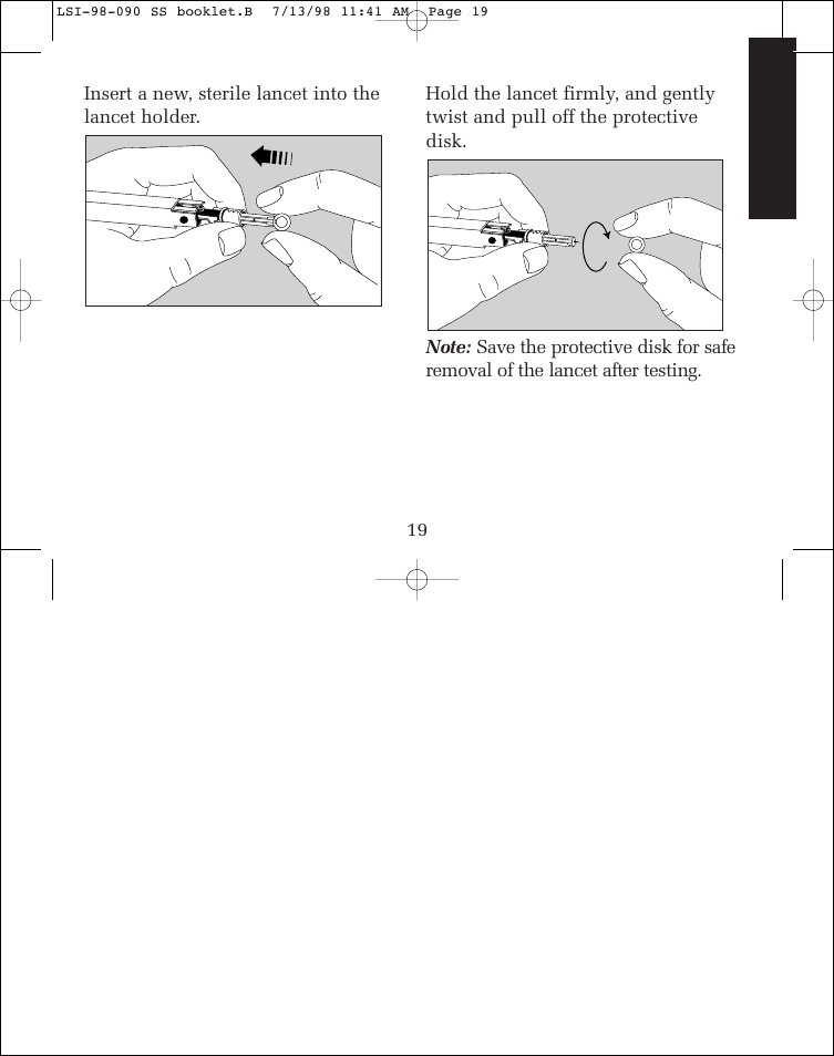 Lifescan SureStep blood glucose monitoring system User Manual | Page 27 / 77
