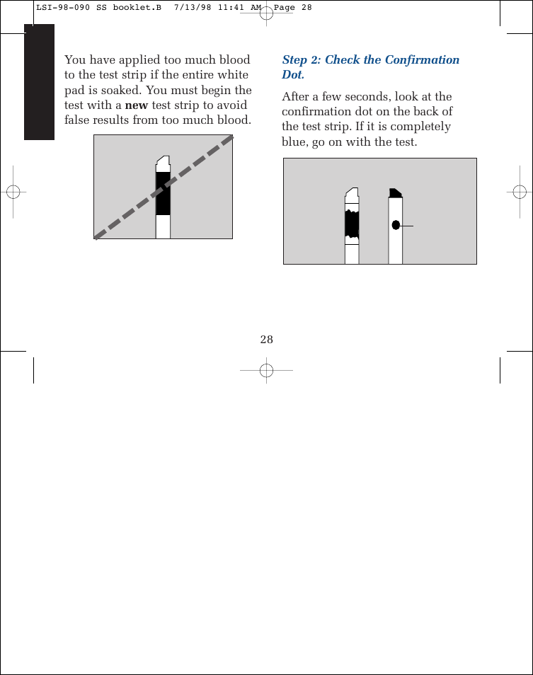 Lifescan SureStep blood glucose monitoring system User Manual | Page 36 / 77