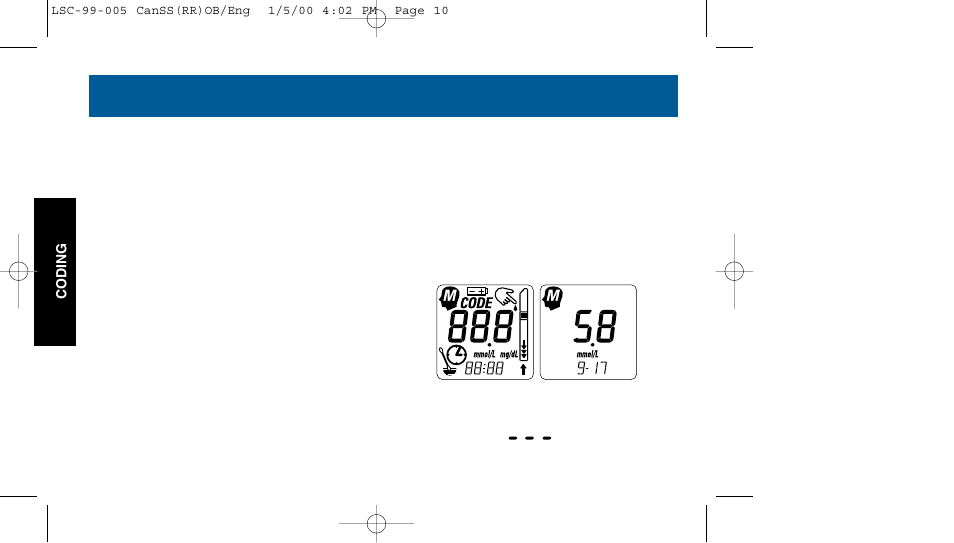 Three easy steps to coding | Lifescan SureStep User Manual | Page 21 / 90