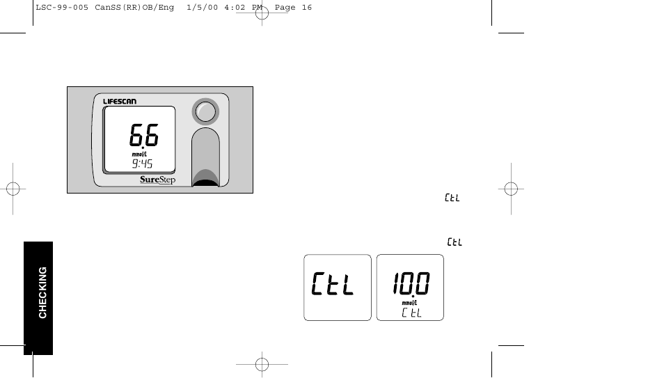 Lifescan SureStep User Manual | Page 27 / 90