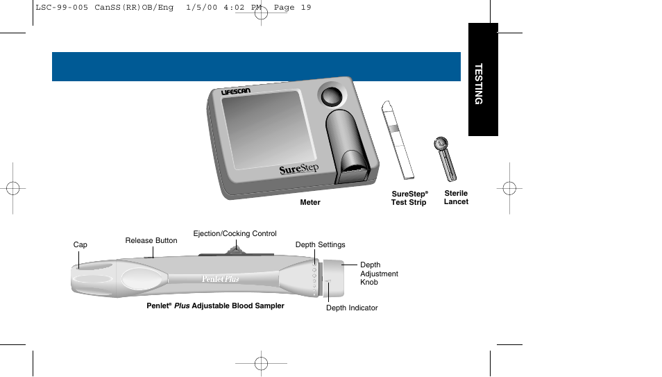 Detailed test procedure | Lifescan SureStep User Manual | Page 30 / 90