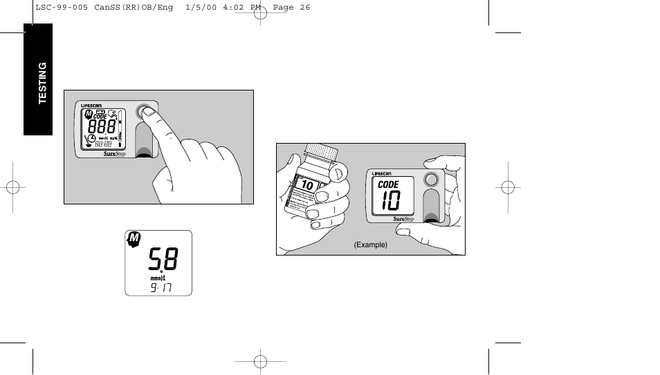 How to test your blood | Lifescan SureStep User Manual | Page 37 / 90