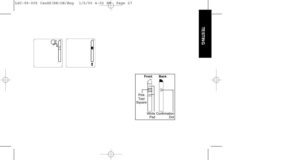 Lifescan SureStep User Manual | Page 38 / 90