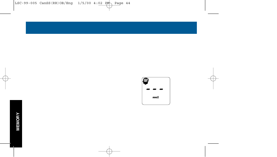 Lifescan SureStep User Manual | Page 55 / 90