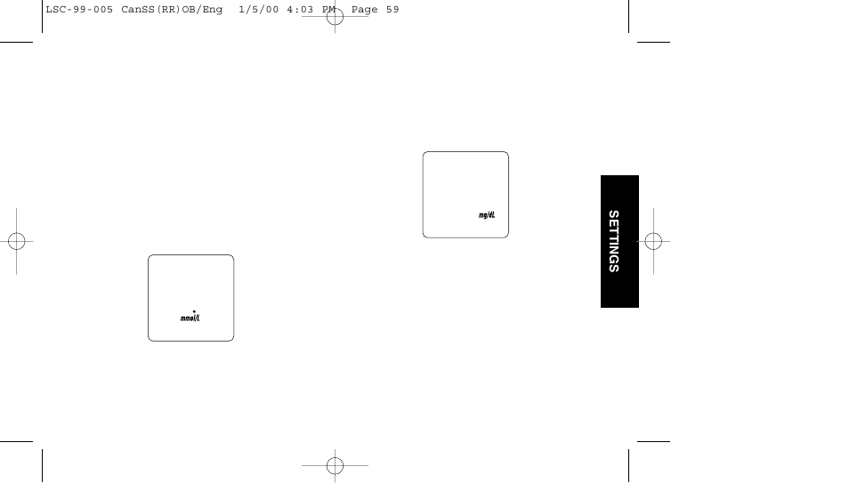 Lifescan SureStep User Manual | Page 70 / 90