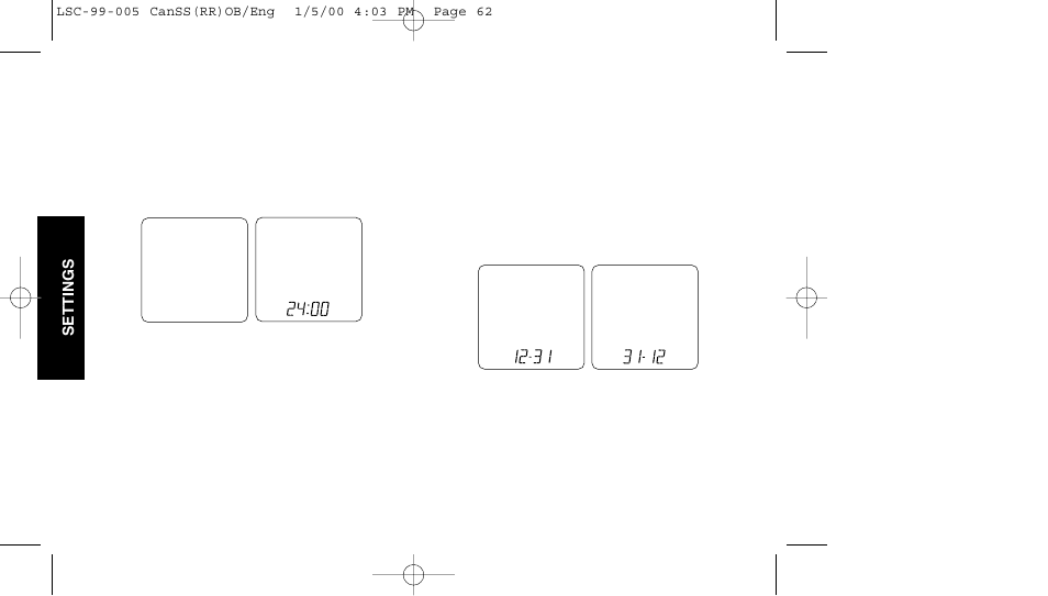 Time format, Date format | Lifescan SureStep User Manual | Page 73 / 90