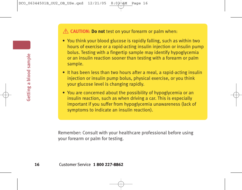 Lifescan Ultra 2 User Manual | Page 22 / 74