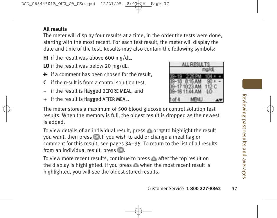 Lifescan Ultra 2 User Manual | Page 43 / 74