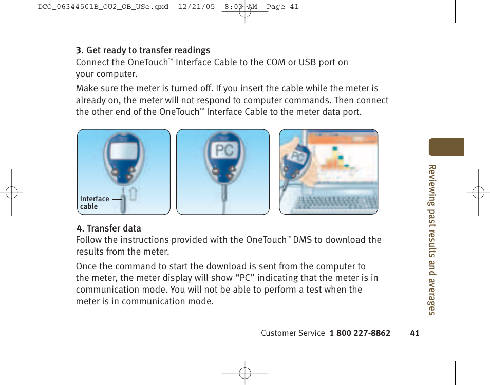 Lifescan Ultra 2 User Manual | Page 47 / 74